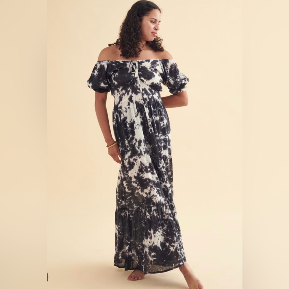 EARTHBOUND TRADING CO. Tie Dye Maxi Dress NWT